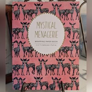 Anthro Wrapping Paper Book Mystical Menagerie